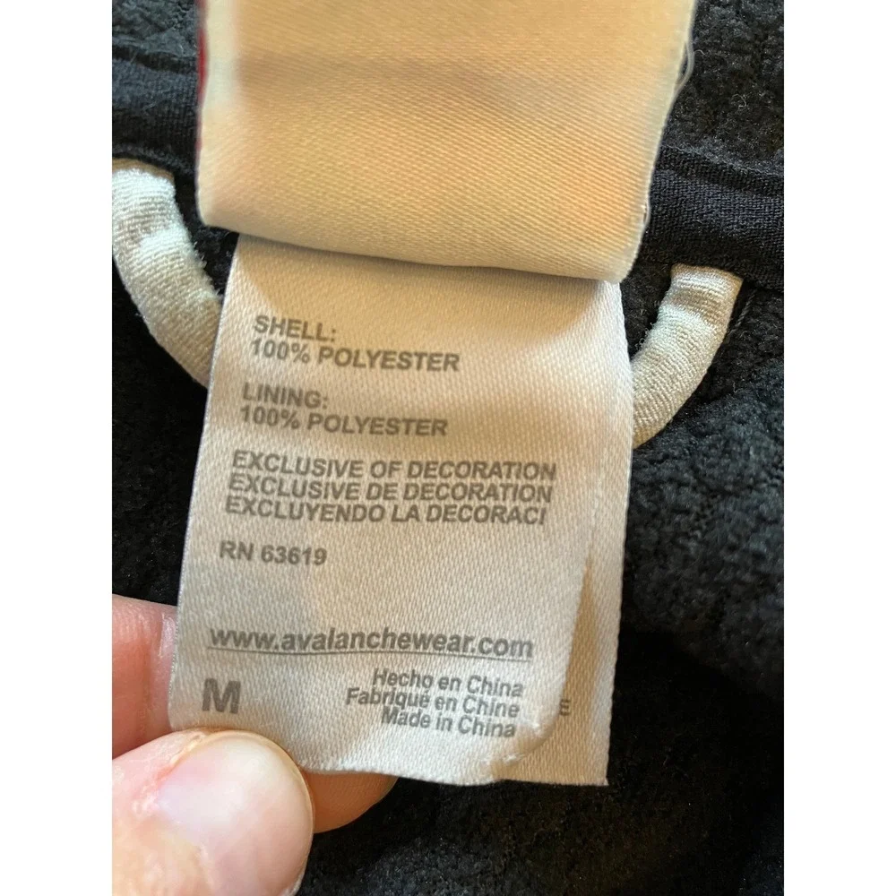 Avalanche Medium Weight Hooded Utility Jacket Lined Womens Black Medium - Picture 10 of 12